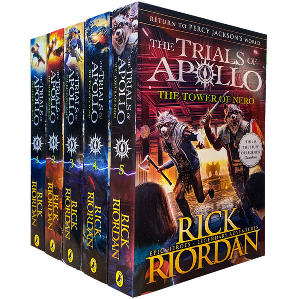 Trials of Apollo and Magnus Chase Series 9 Books Collection Set By Rick Riordan