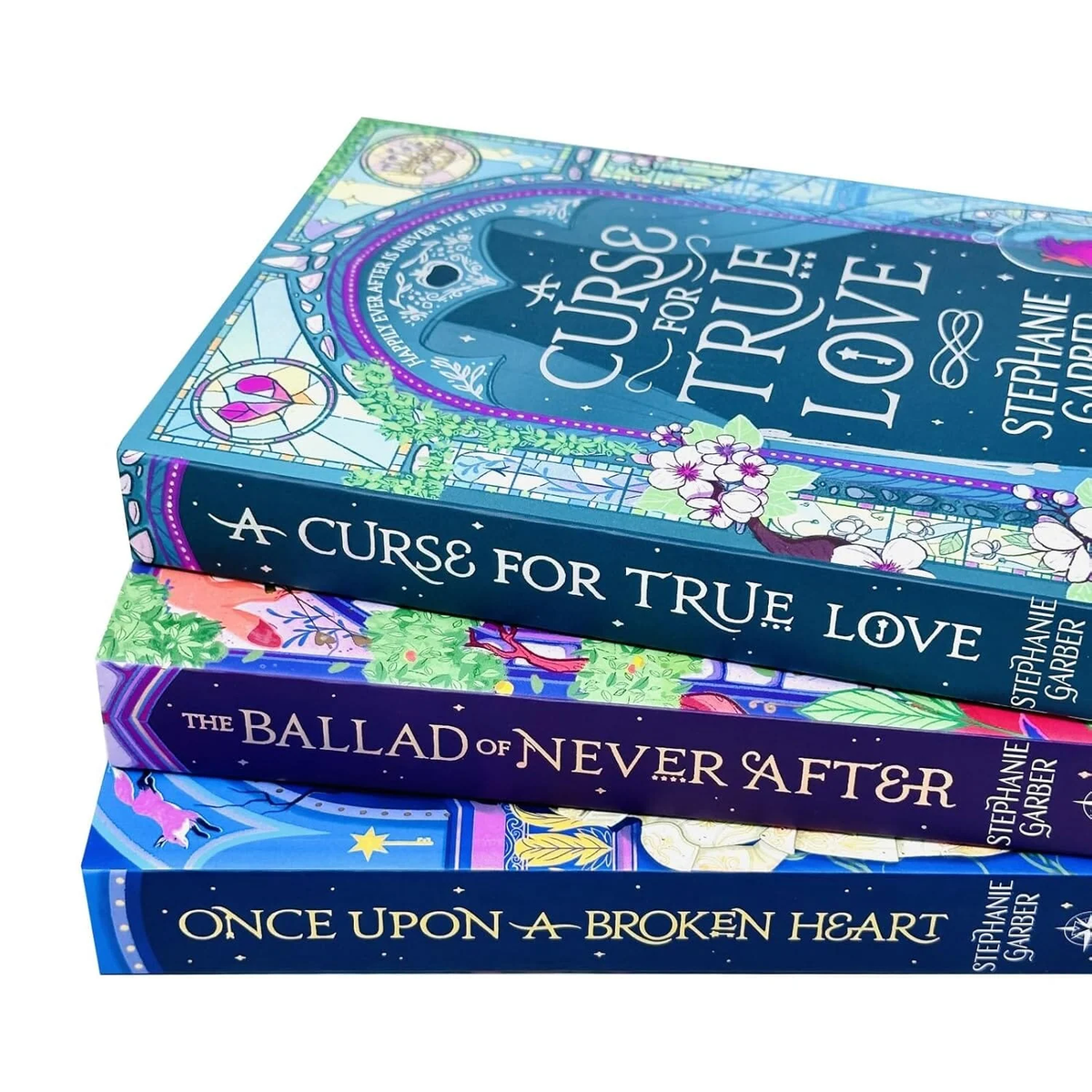 Once Upon a Broken Heart Series 3 Books Collection Set By Stephanie Garber (Once Upon A Broken Heart, The Ballad of Never After & A Curse For True Love)