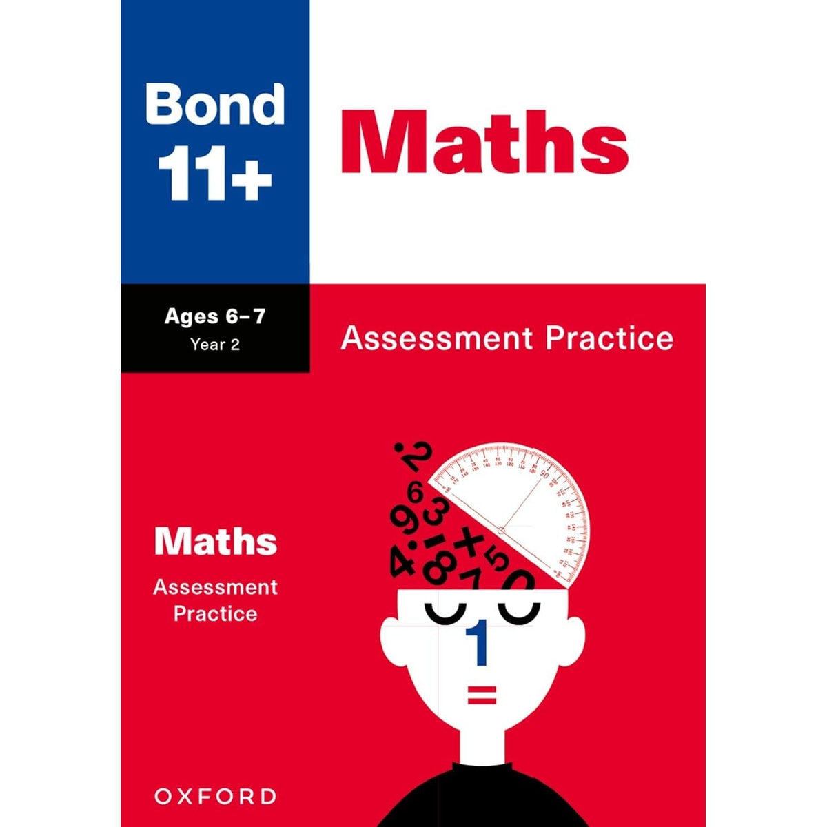 Bond 11+ Maths English Verbal Non-Verbal Reasoning Assessment Practice 6-7 years 4 Books Set (Bond Assessment Papers)