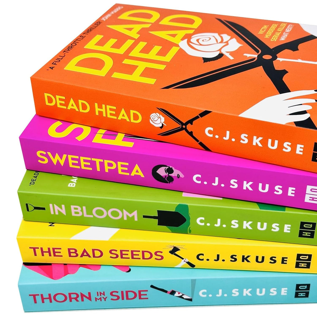 Sweetpea Series 5 Books Collection Set By C. J. Skuse (Sweetpea, In Bloom, Dead Head, Thorn in my Side and The Bad Seeds)