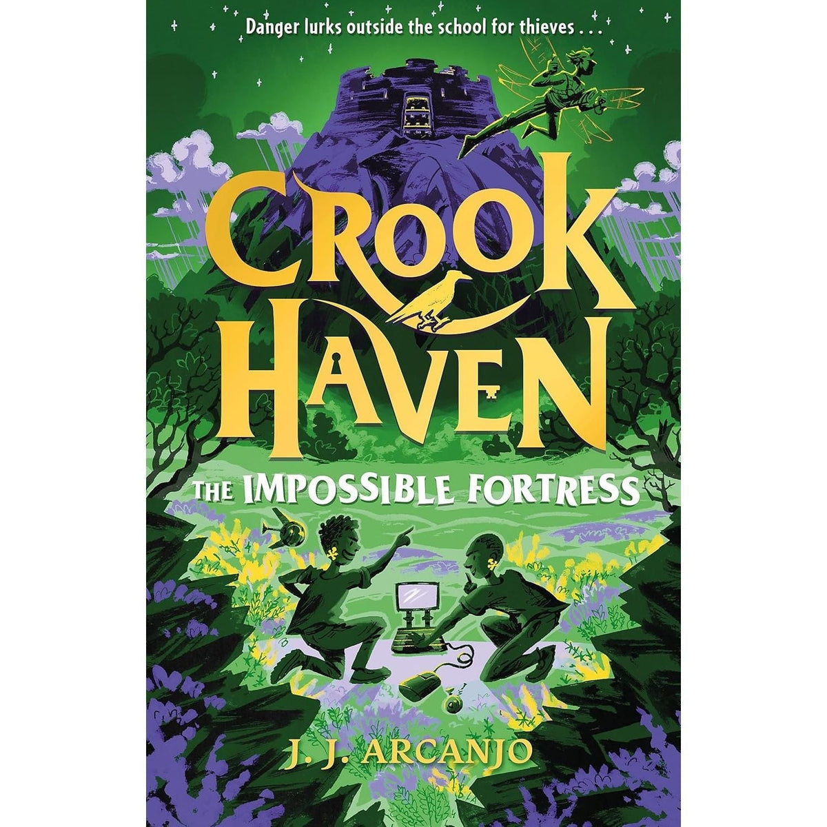 Crookhaven Series 4 Books Collection Set by J.J. Arcanjo (The School for Thieves, The Forgotten Maze, The Island Heist, The Impossible Fortress)