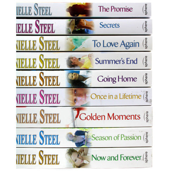 Danielle Steel Collection 9 Books Set (Going Home, To Love Again, The Promise, Summer's End, Season of Passion, Secrets, Once in a Lifetime, Now and Forever, Golden Moments)