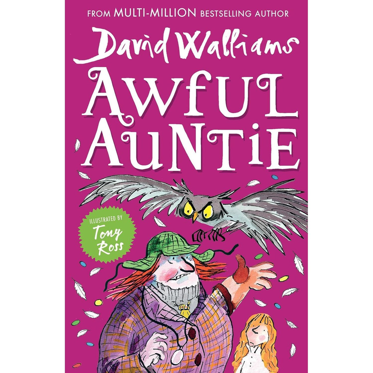 David Walliams 4 Books Collection Set (Awful Auntie, Grandpa’s Great Escape, Bad Dad, Robodog)