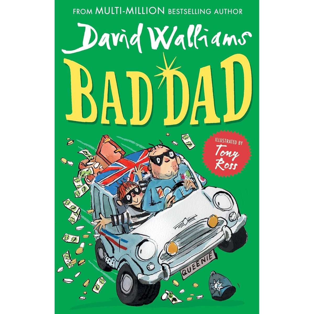 David Walliams 4 Books Collection Set (Awful Auntie, Grandpa’s Great Escape, Bad Dad, Robodog)