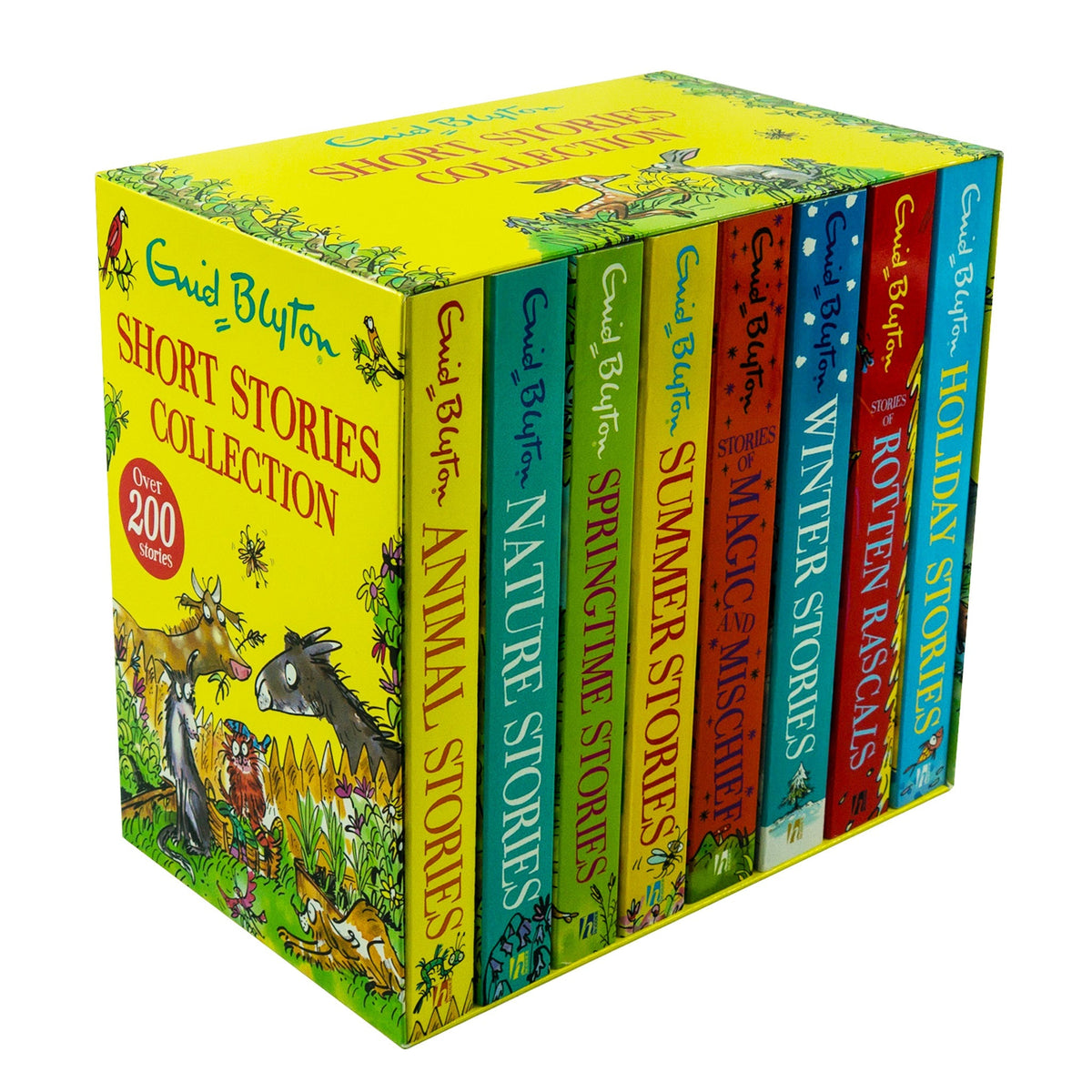 Bumper Short Stories by Enid Blyton 8 Books Collection Box Set Including Over 200 Stories (Nature, Animal, Winter, Summer and more)