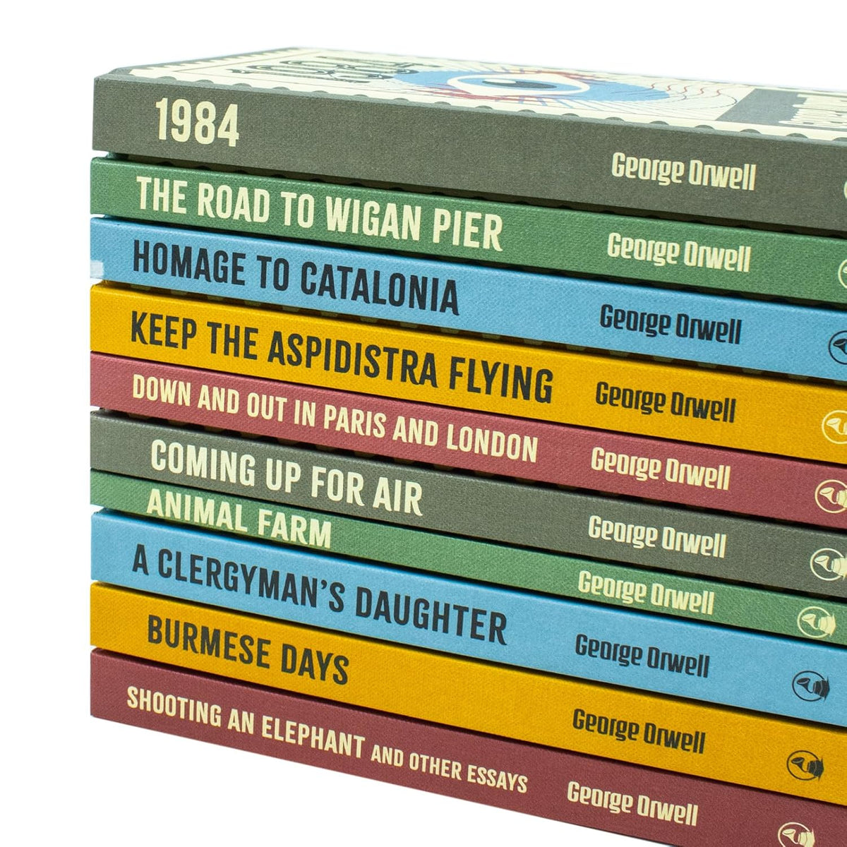 The Greatest Works Of George Orwell 10 Books Hardback Collection