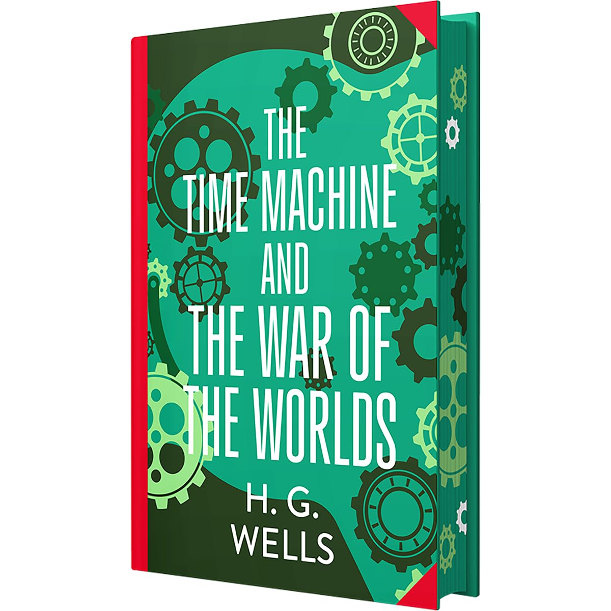 The Time Machine & The War of The Worlds by H. G. Wells (Deluxe Hardback Sprayed Edge Edition)
