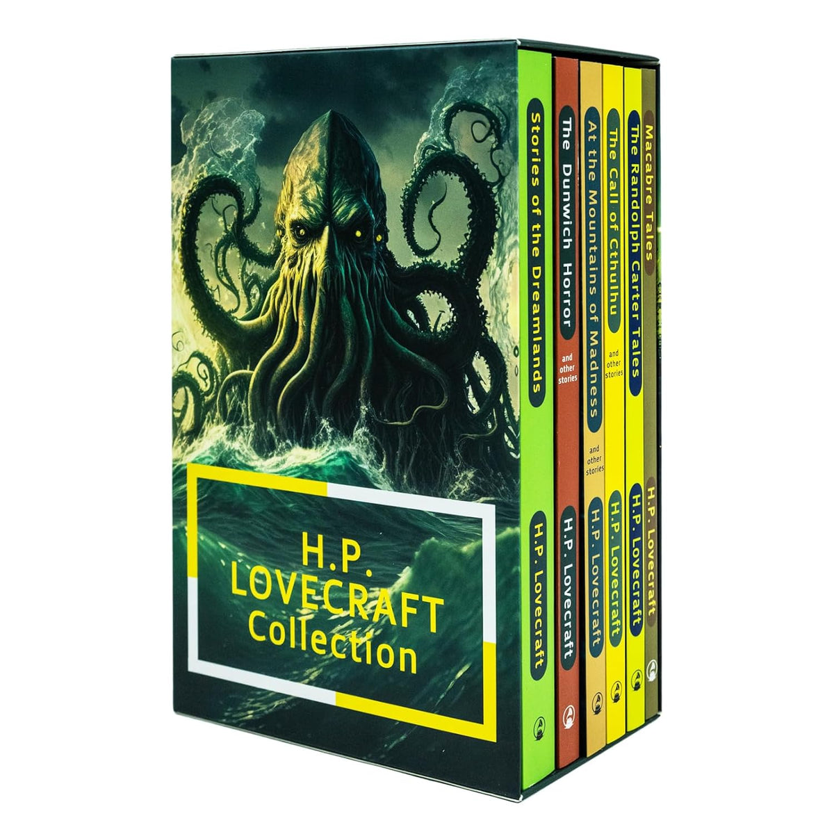 The H. P Lovecraft 6 Books Collection Set (Macabre Tales, At the Mountains of Madness, The Call of Cthulhu & Others)