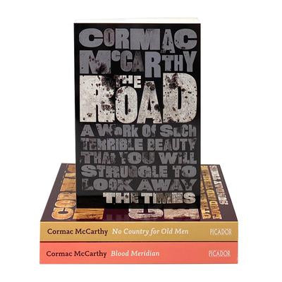 Cormac McCarthy 3 Books Collection Set The Road, Blood Meridian, No Country for Old Men