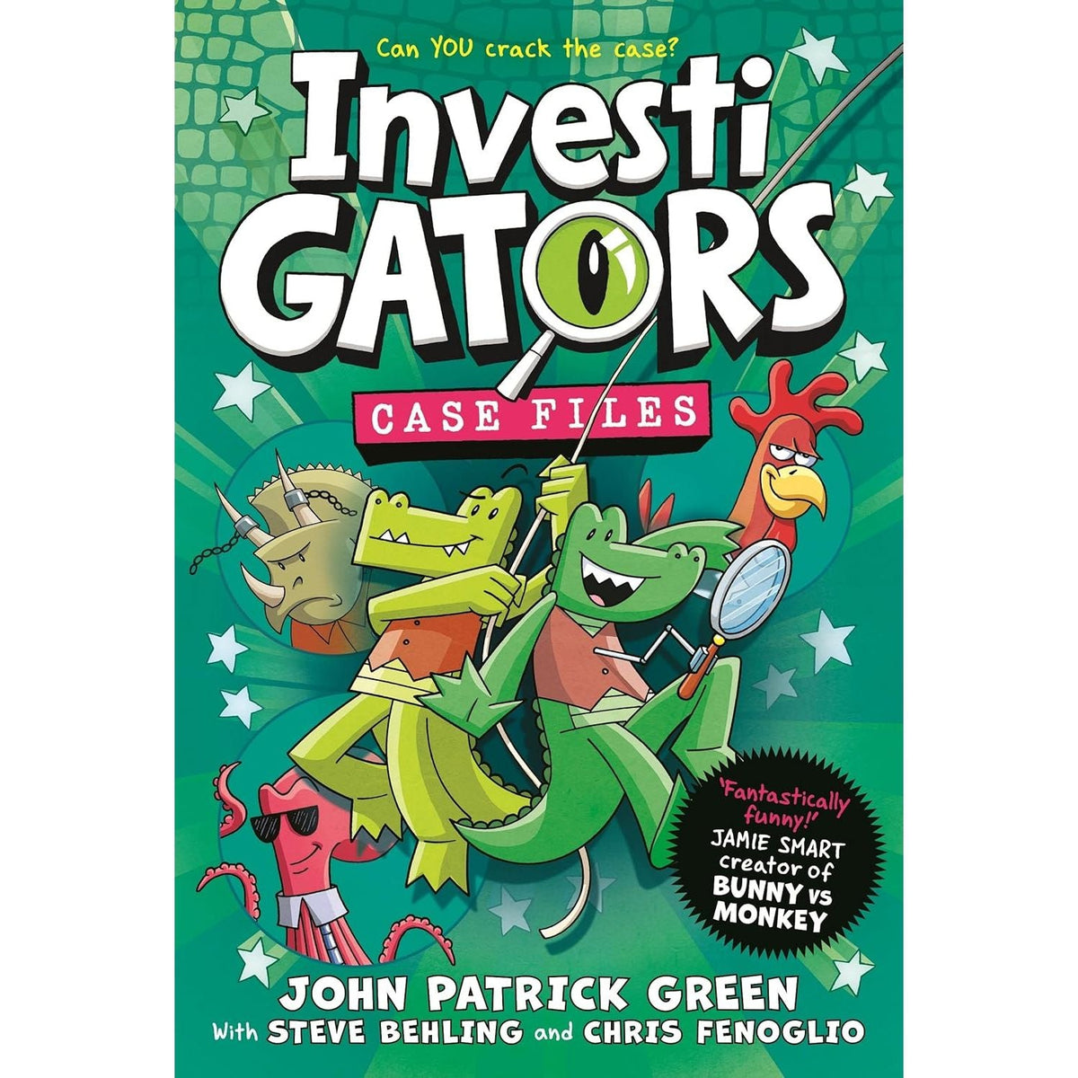 InvestiGators Series by John Patrick Green Books 6-9 4 Books Set (All Tide Up, Heist and Seek, Class Action, [HB] Case Files)