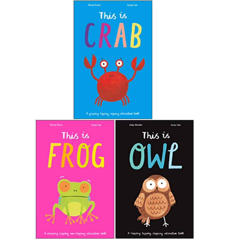 Jacqui Lee 3 Books Collection Set (This is Crab, This is Frog & This is Owl)
