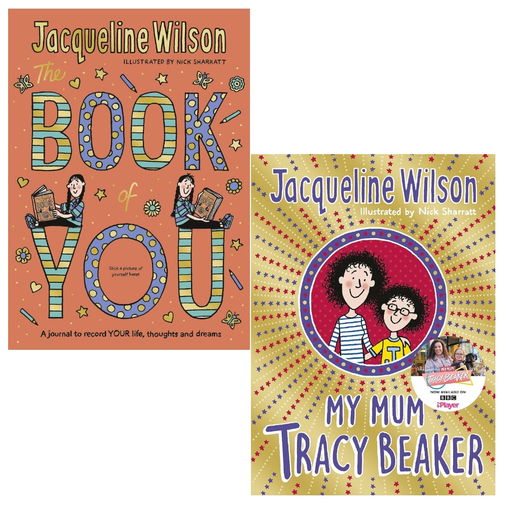 Jacqueline Wilson 2 Books Set (My Mum Tracy Beaker [h], The Book of You)
