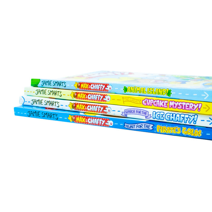 Max and Chaffy Series 4 Books Collection Set By Jamie Smart