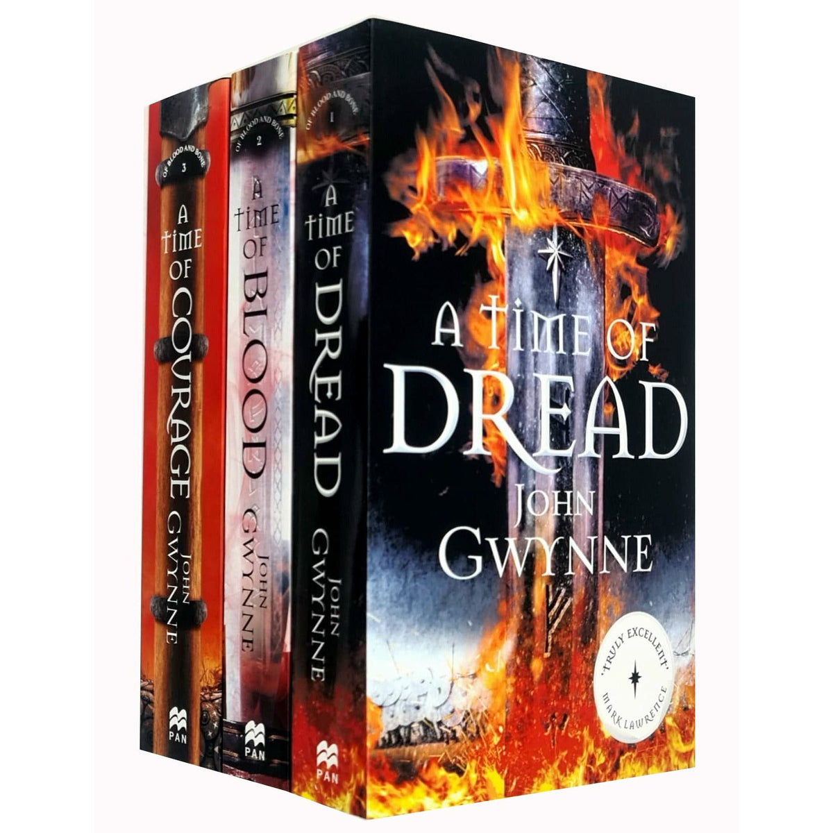 John Gwynne Of Blood and Bone Trilogy | 3 Books Collection Set – A Time of Dread, A Time of Blood & A Time of Courage