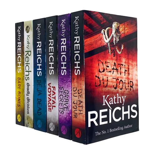 Kathy Reichs Temperance Brennan Collection 6 Books Set | Deja Dead, Death Du Jour, Deadly Decisions, Fatal Voyage, Grave Secrets, Bare Bones