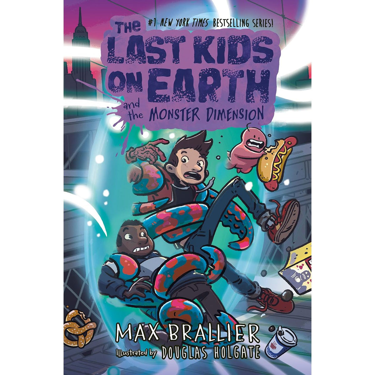 The Last Kids on Earth 3 Books Collection Set by Max Brallier (Books 7-9) (Doomsday Race, Forbidden Fortress, Monster Dimension)