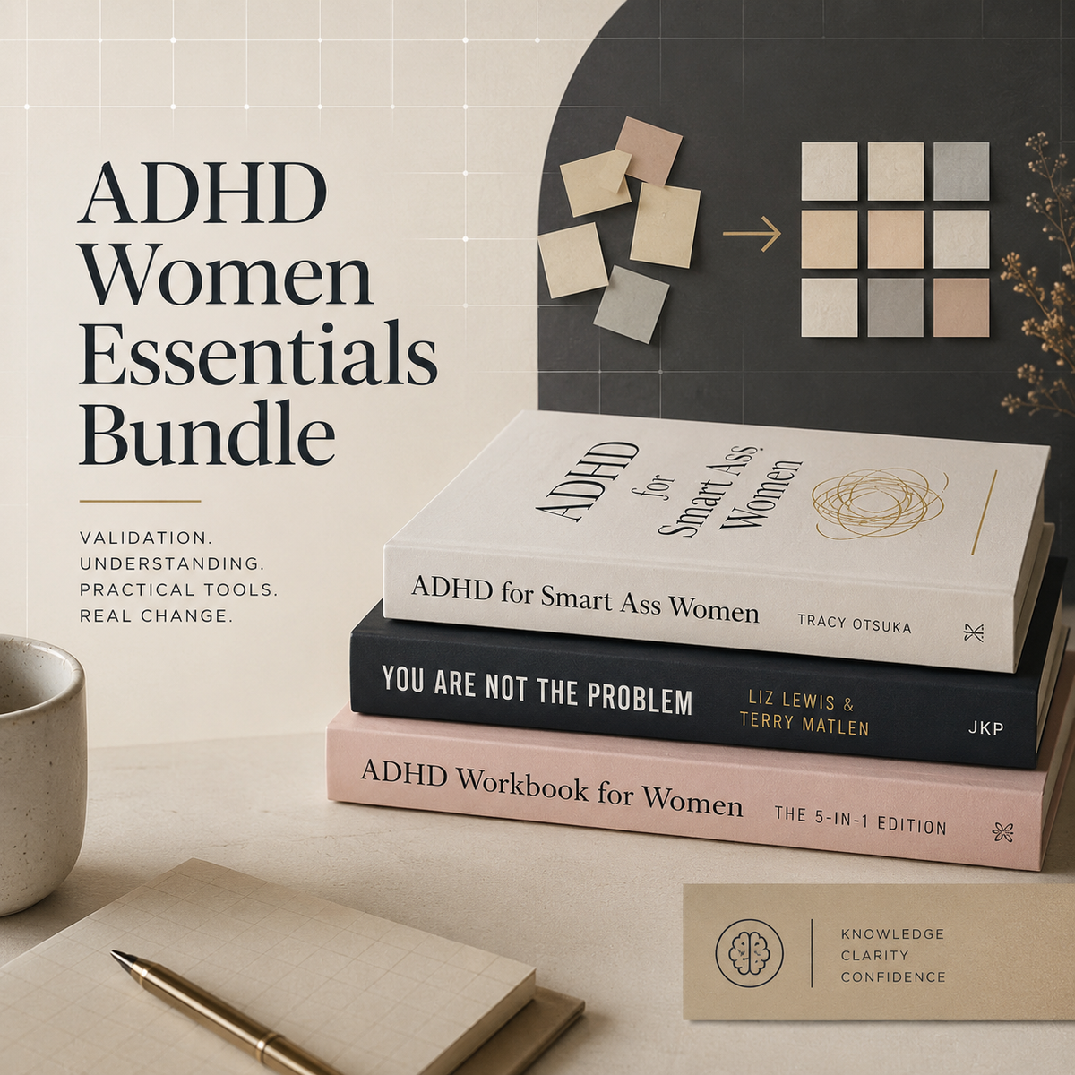 Late-Diagnosed ADHD Women Starter Bundle - Executive Function, Validation & Real-Life Strategies