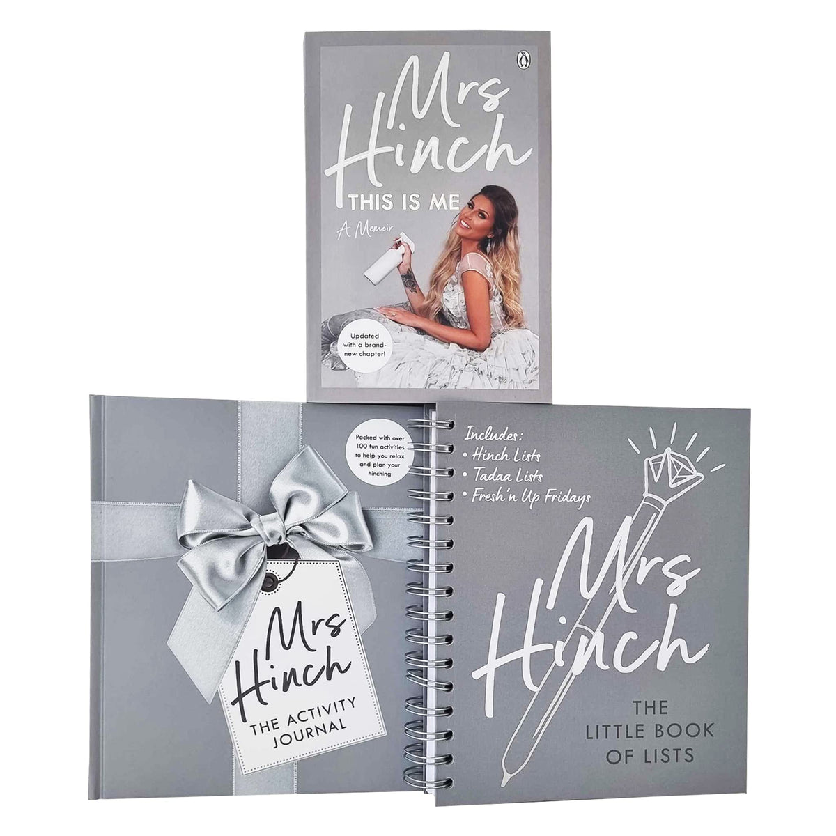 Mrs Hinch 3 Books Collection Set ([h] The Activity Journal, [h] The Little Book of Lists & This Is Me)