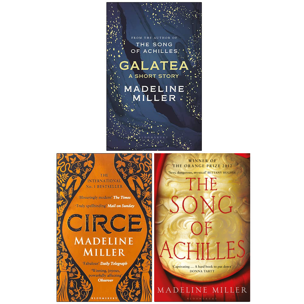Madeline Miller Collection 3 Books Set (Galatea[h], Circe, The Song of Achilles)