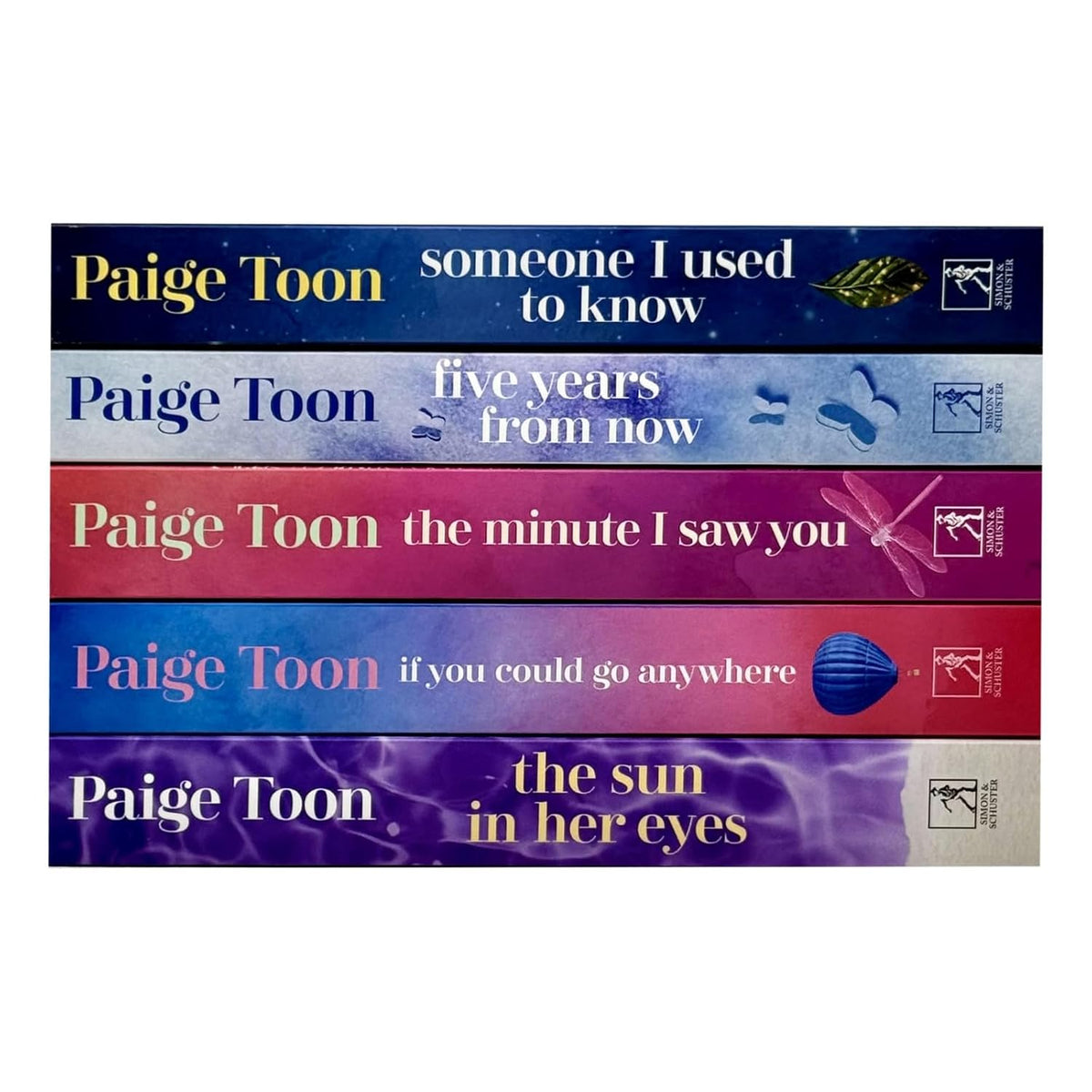 Paige Toon Collection 5 Books Set (Someone I Used to Know, The Minute I Saw You, The Sun in Her Eyes, If You Could Go Anywhere, Five Years From Now)
