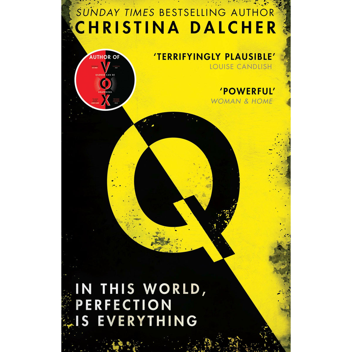 Christina Dalcher 2 Books Collection Set (Vox &amp; Q) Sunday Times Best Sellers