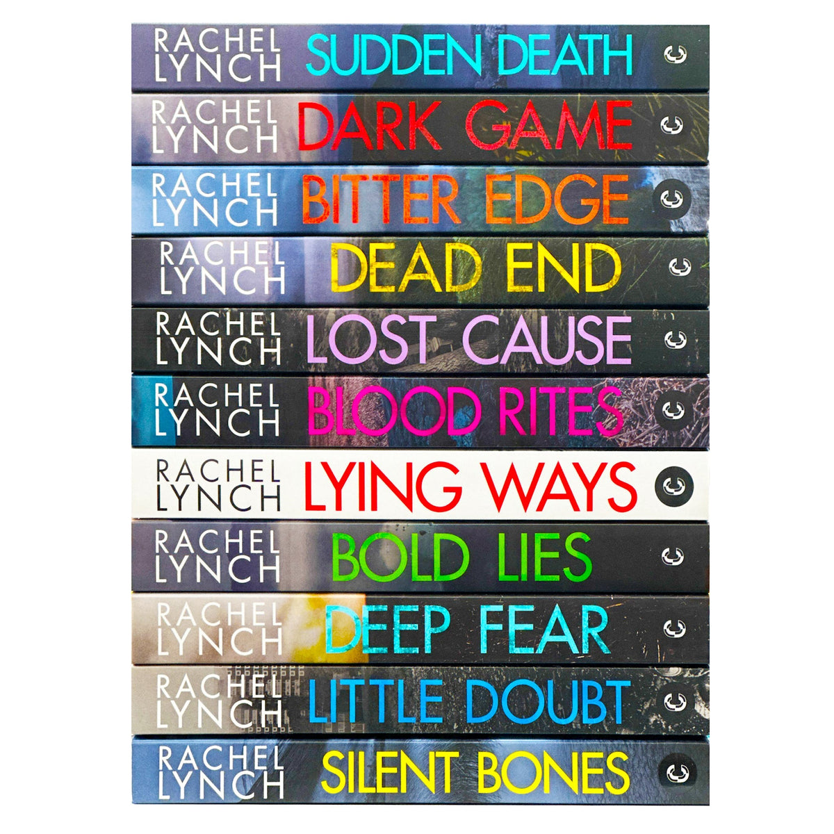 Rachel Lynch Detective Kelly Porter Collection 11 Books Set (Dark Game, Deep Fear, Dead End, Bitter Edge, Bold Lies, Blood Rites, Little Doubt, Lost Cause, Lying Ways, Sudden Death, Silent Bones)
