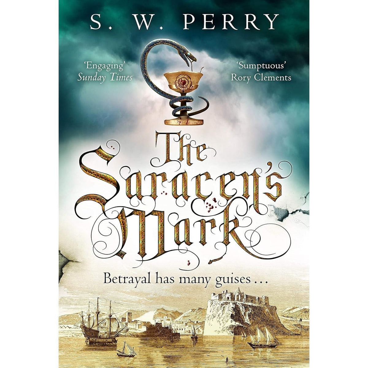 The Jackdaw Mysteries Series 3 Books Collection Set By S. W. Perry (The Angel's Mark, The Saracen's Mark, The Heretic's Mark)