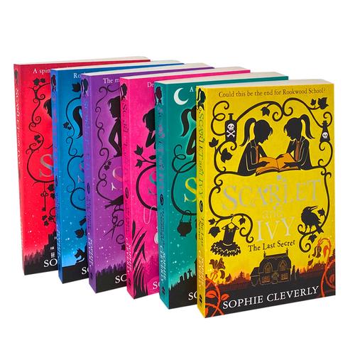 Scarlet And Ivy Books, 6 Book Collection Set By Sophie Cleverly, Lost Twin Whispers In The Walls Dance In..