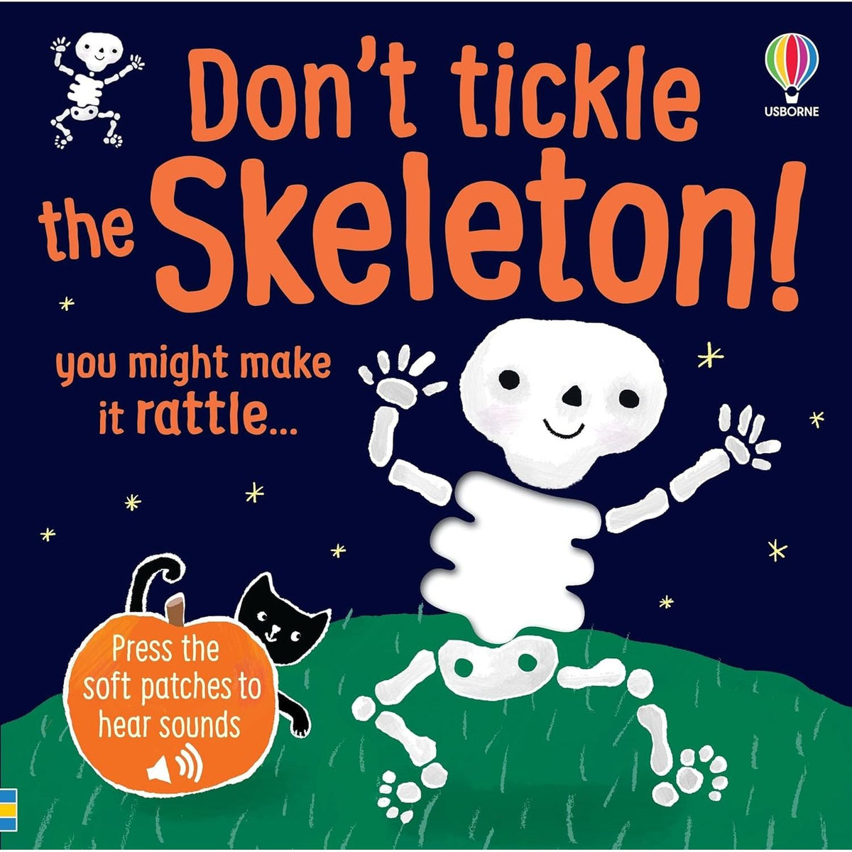 DON'T TICKLE Touchy Feely Sound Books Series 3 Books Collection Set (Ghost, Skeleton & Rhino)