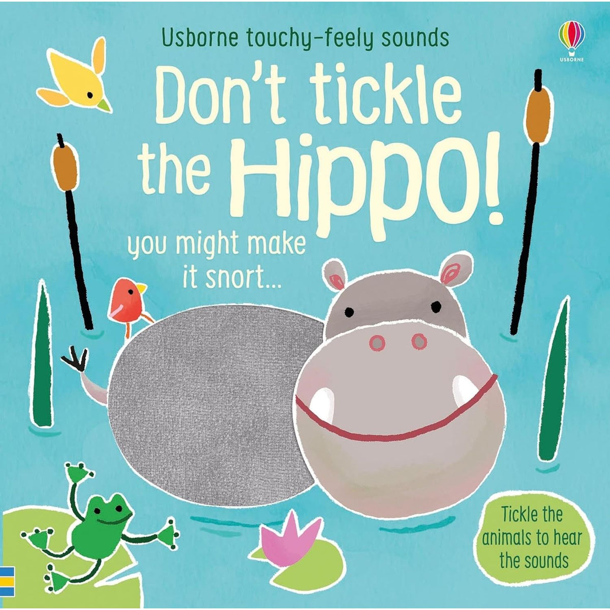 DON'T TICKLE Touchy Feely Sound Books by Sam Taplin 3 Books Collection Set (Tiger!, Dolphin! & Hippo!)