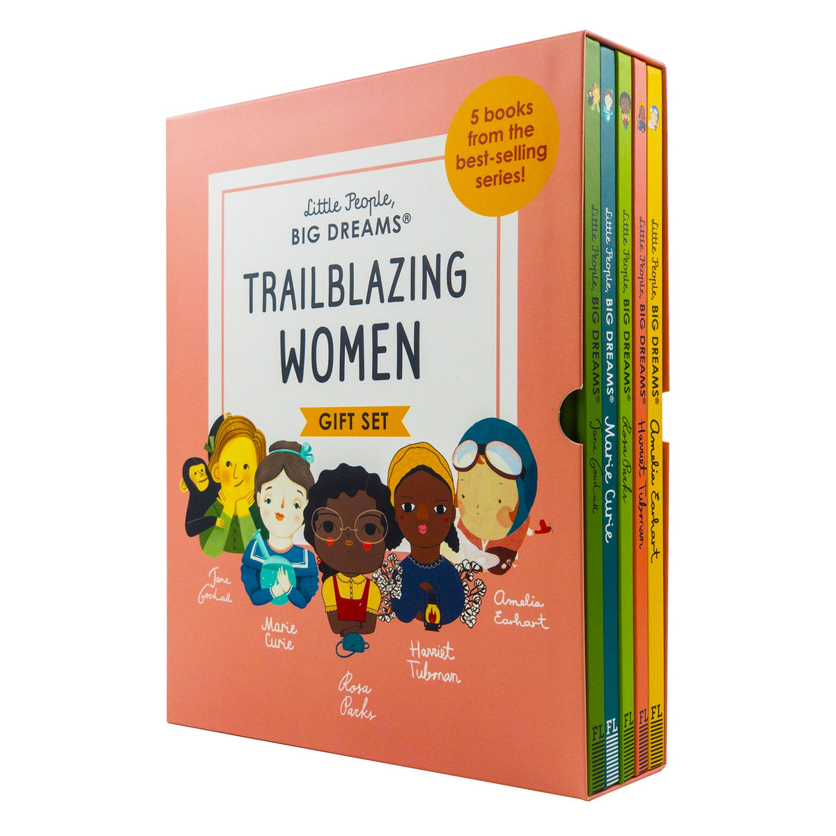 Little People, Big Dreams: Trailblazing Women 5 Books Gift Set by Maria Isabel Sanchez Vegara
