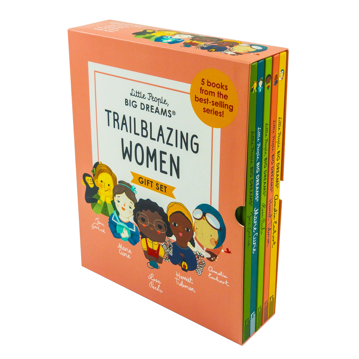 Little People, Big Dreams: Trailblazing Women 5 Books Gift Set by Maria Isabel Sanchez Vegara
