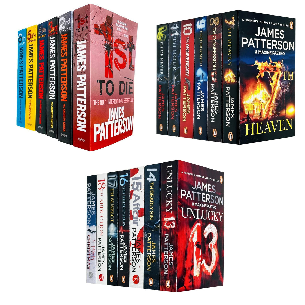 Womens Murder Club 19 Books Collection Set by James Patterson (Books 1 - 19)