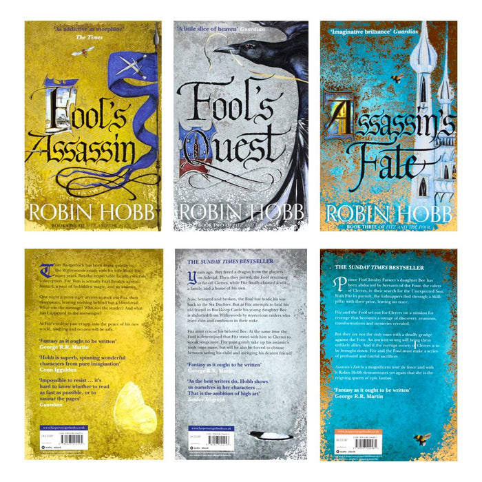 Robin Hobb Fitz And The Fool Collection 3 Books Set Fools Assassin Fools Quest