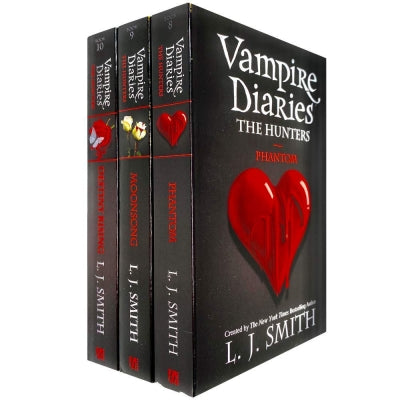 Vampire Diaries The Hunters Collection 3 Books Set By L J Smith - Book 8 To 10 - Phantom Moonsong ..