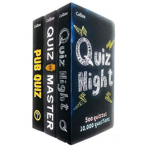 Collins Quiz Puzzles 3 Books Collection Set Puzzles Trivia | Brain-Teasing General Knowledge, Crosswords, and Trivia Challenges for Adults