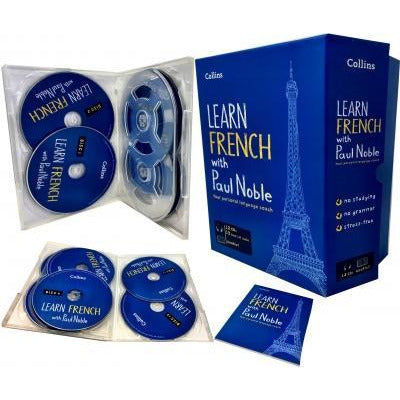 Learn French With Paul Noble Collins 12 Cds Booklet Collection Box Set