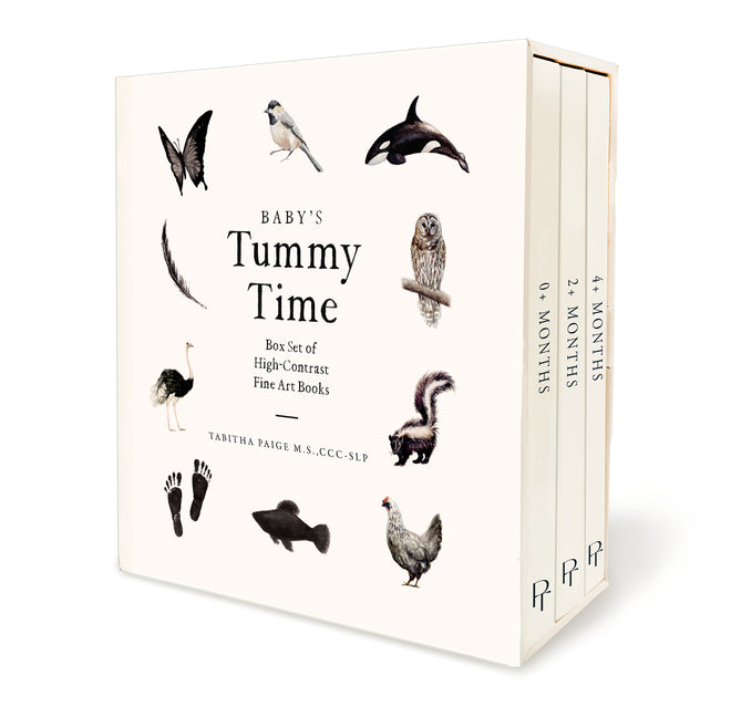 Baby's Tummy Time Book Box Set: A 3-Book Box Set of High-Contrast Art for Visual Stimulation at Tummy Time: A 3-Book Box Set of High-Contrast Art for Visual Stimulation at Tummy Time