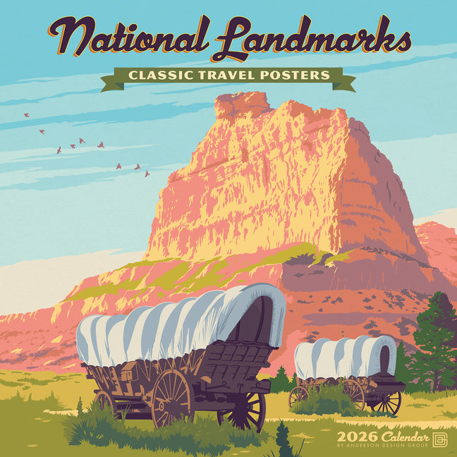 National Landmarks (Adg) 2026 Wall Calendar