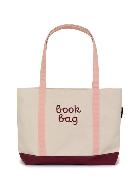 Book Bag Large Zippered Tote