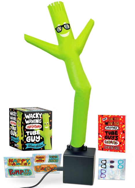 Wacky Waving Inflatable Tube Guy Deluxe Edition: Includes USB Cable and Vinyl Stickers: Includes USB Cable and Vinyl Stickers
