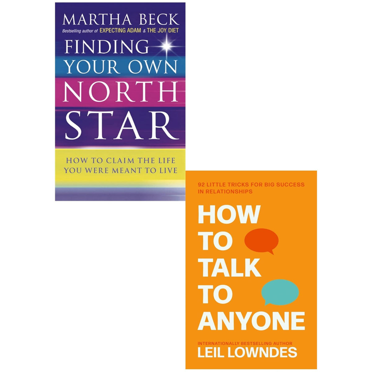 Finding Your Own North Star, How To Talk To Anyone 2 Books Collection Set