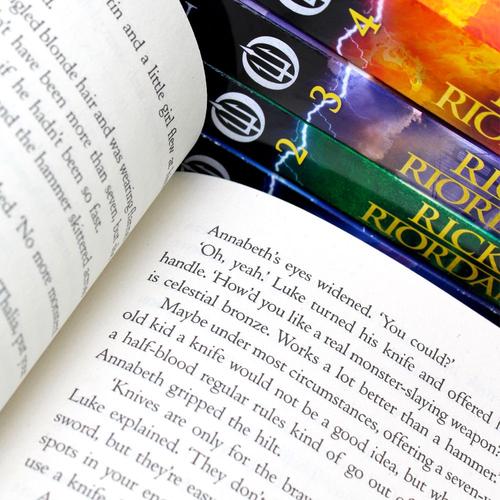 Percy Jackson Series by Rick Riordan 5 Books Collection Box Set - Ages 9-14 - Paperback