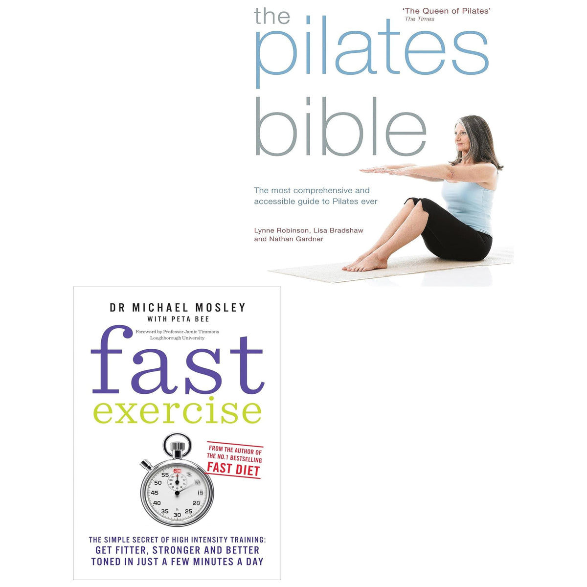 The Pilates Bible, Fast Exercise 2 Books Collection Set