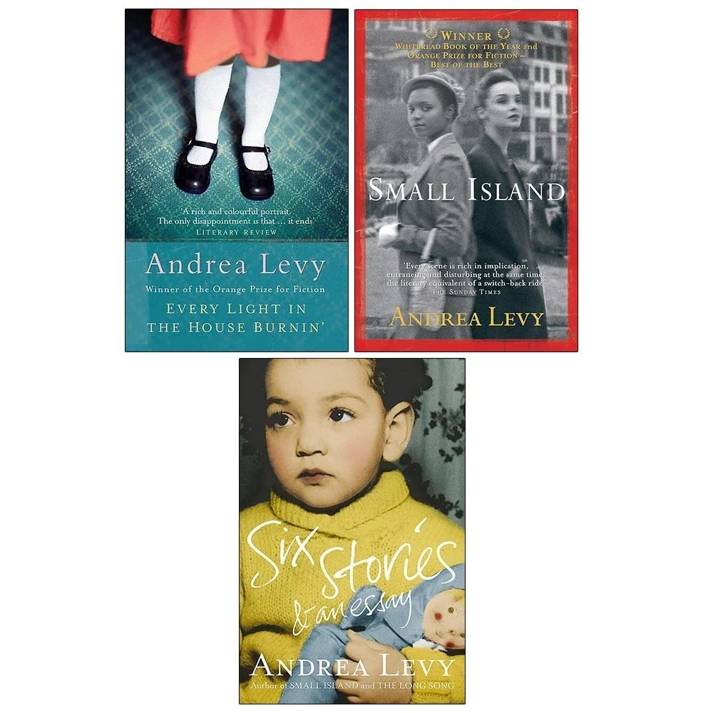 Andrea Levy Collection 3 Books Set(Small Island, Every Light in the House Burning & Six Stories and an Essay