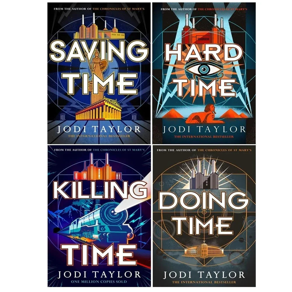Jodi Taylor Time Police Series 4 Books Collection Set(Saving Time ,Doing Time ,Hard Time & Killing Time)