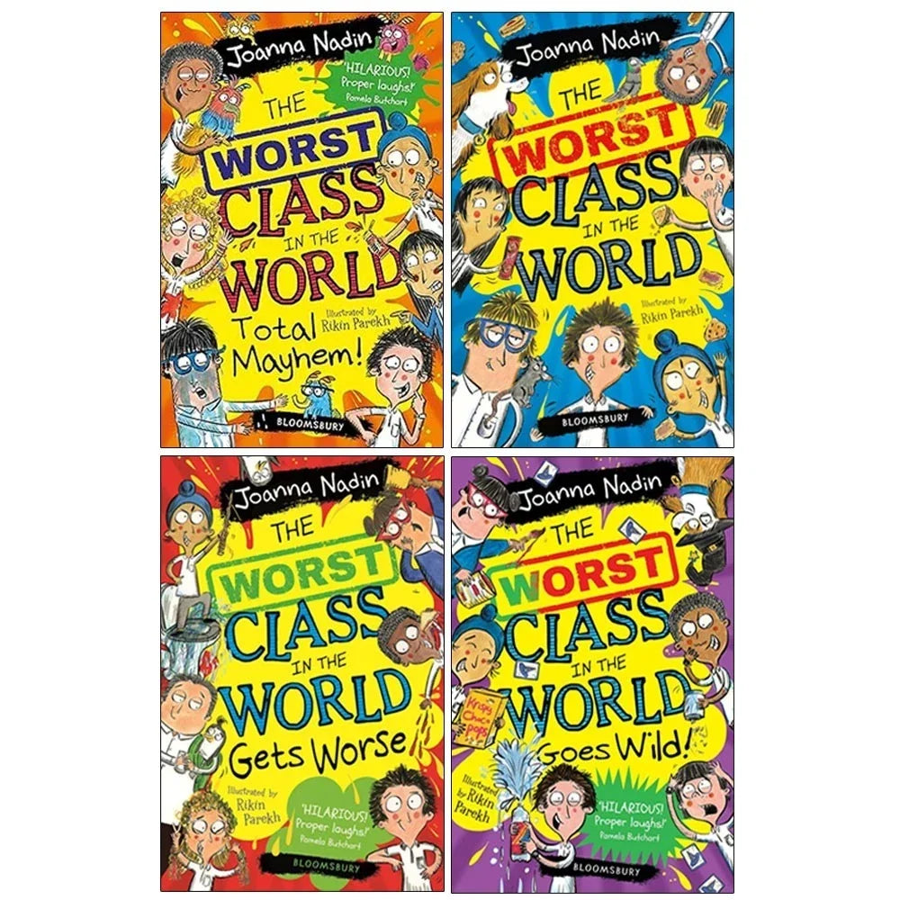 Worst Class in the World 4 Books Collection Set by Joanna Nadin