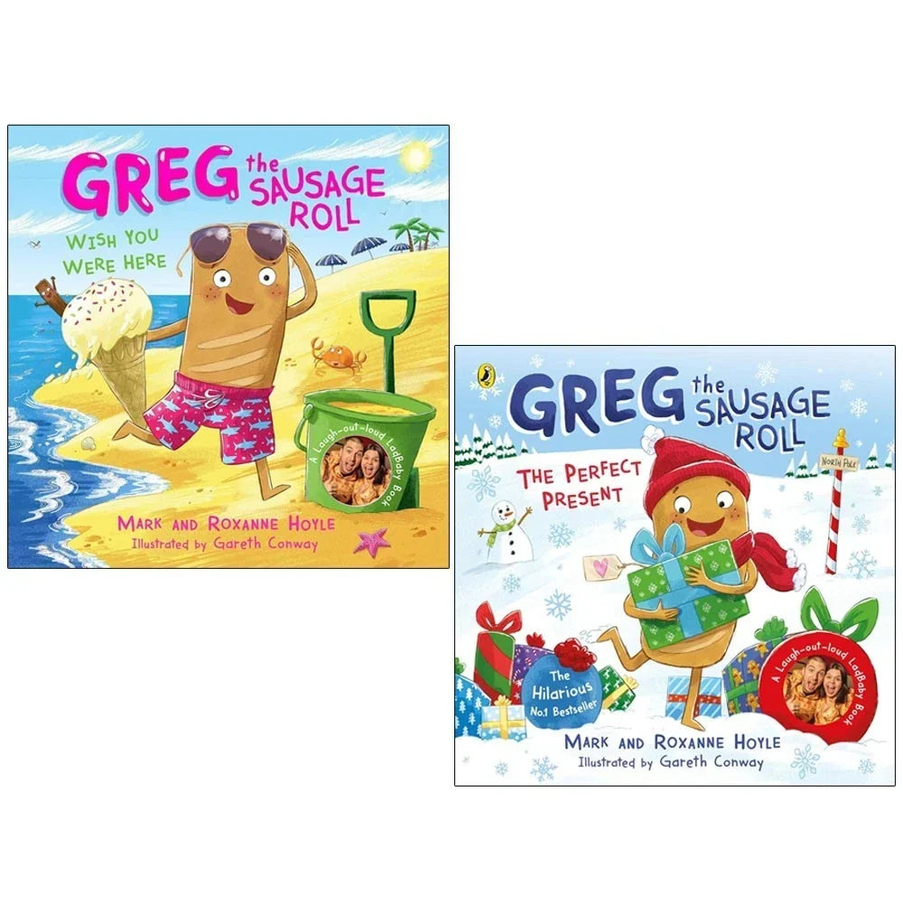 Greg the Sausage Roll Collection 2 Books Set By Mark Hoyle and Roxanne Hoyle
