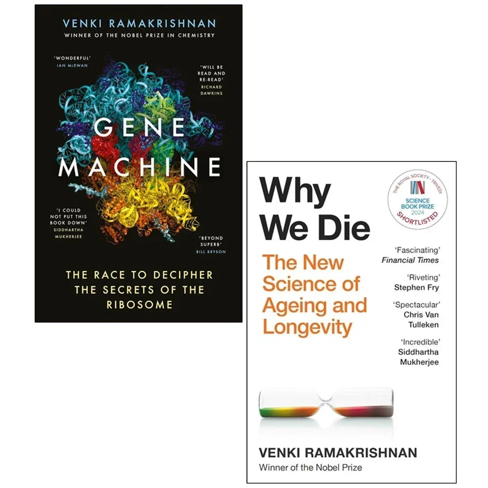 Why We Die,Gene Machine 2 Books Collection Set by Venki Ramakrishnan