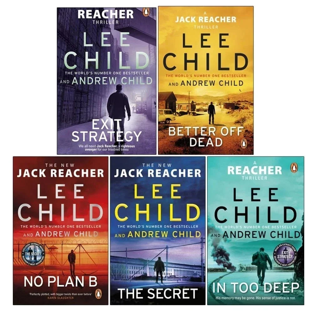 Jack Reacher Series (26-30) Collection 5 Books Set By Lee Child